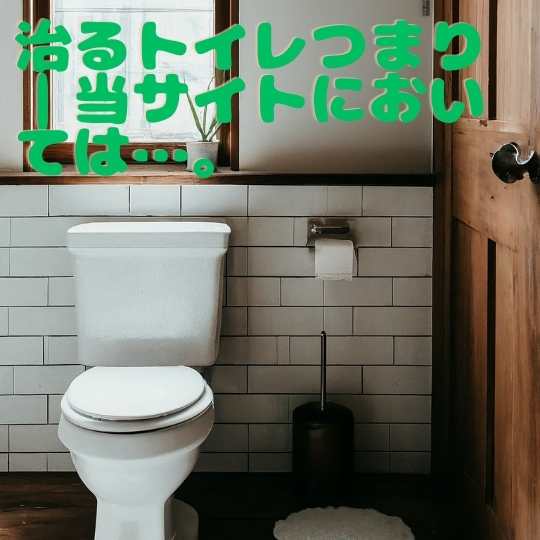 治るトイレつまり